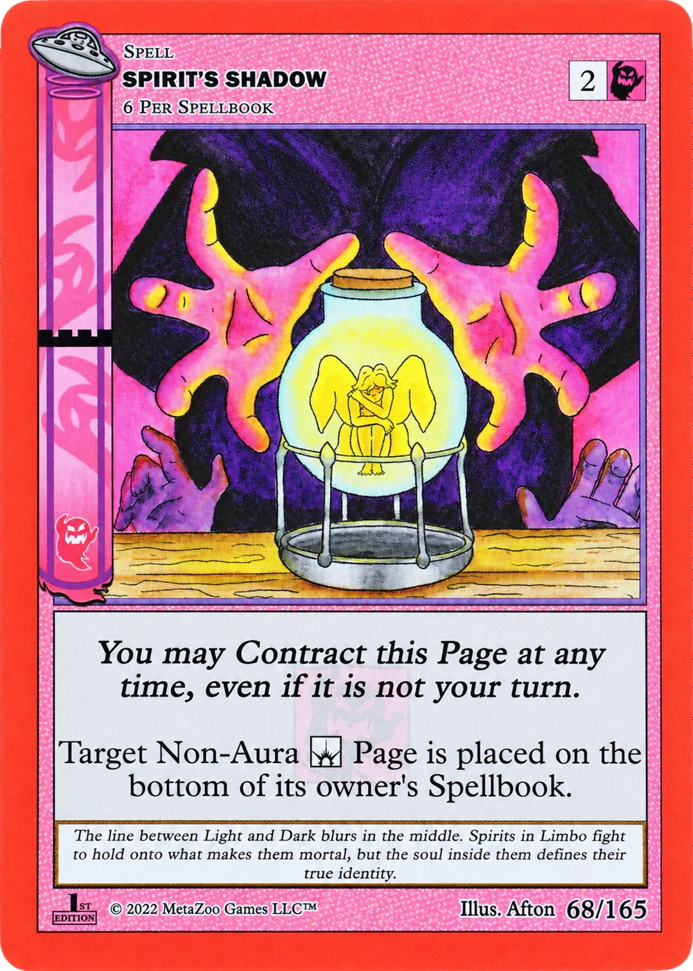 Spirit's Shadow 68/165 Non-Holo MetaZoo UFO