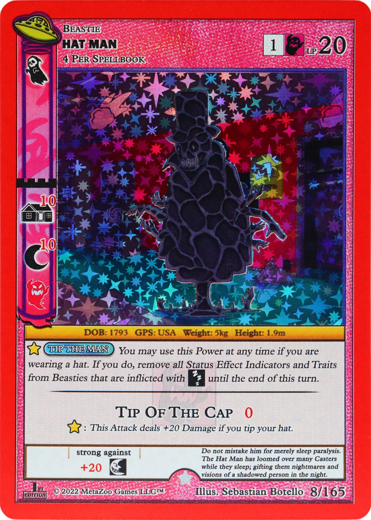 Hat Man 8/165 Full Holo MetaZoo UFO