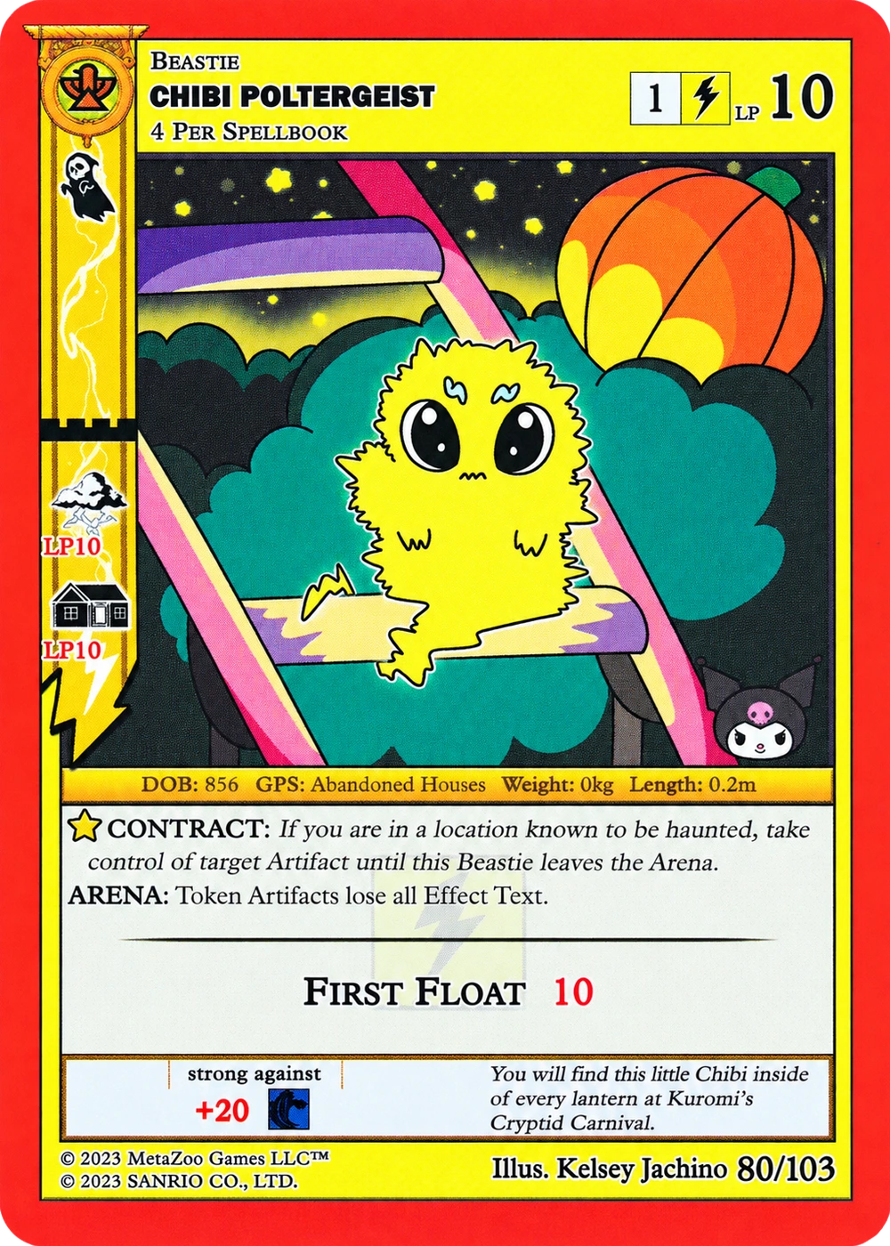 Chibi Poltergeist 80/103 Non-Holo — Kuromi's Cryptid Carnival
