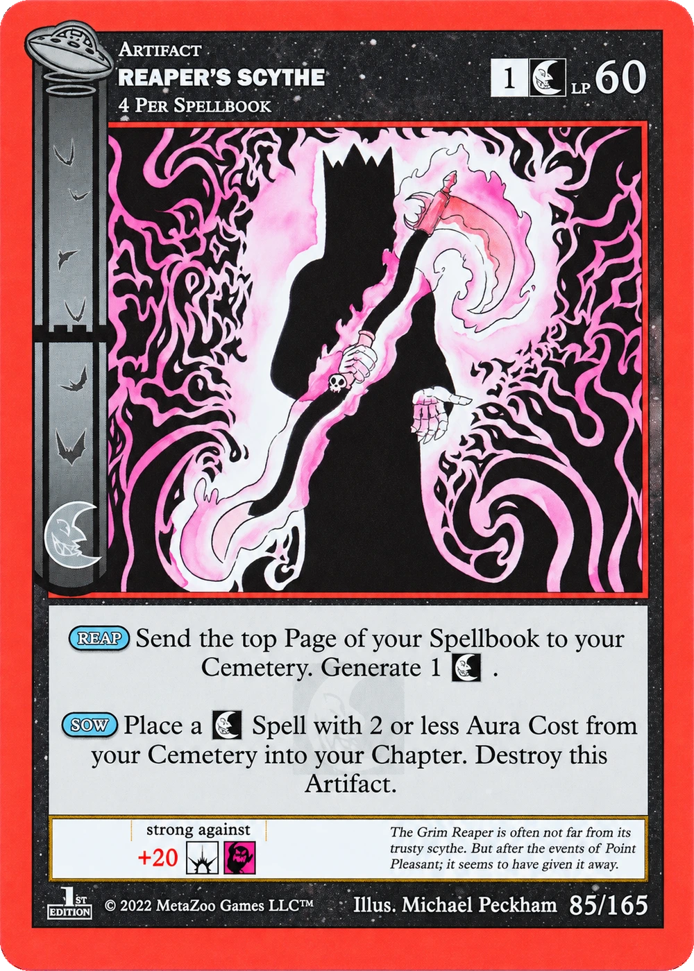 Reaper's Scythe 85/165 Non-Holo MetaZoo UFO