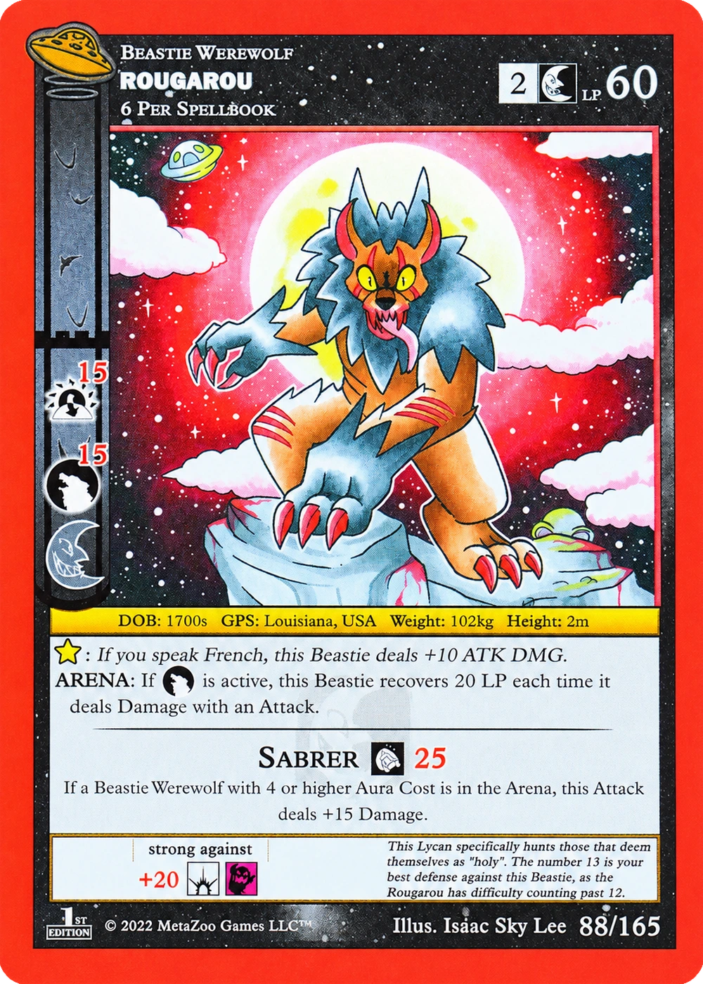 Rougarou 88/165 Non-Holo MetaZoo UFO