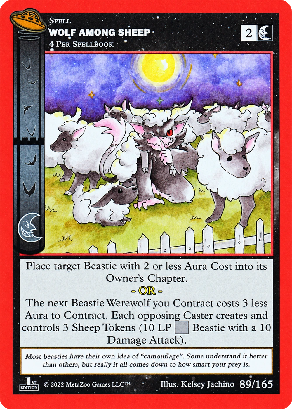 Wolf Among Sheep 89/165 Non-Holo MetaZoo UFO