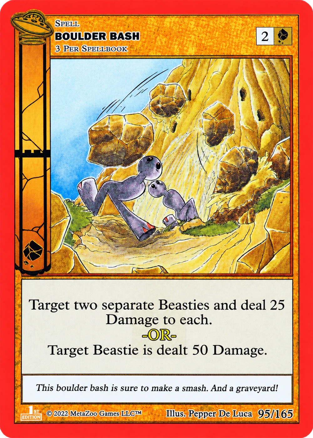 Boulder Bash 95/165 Non-Holo MetaZoo UFO