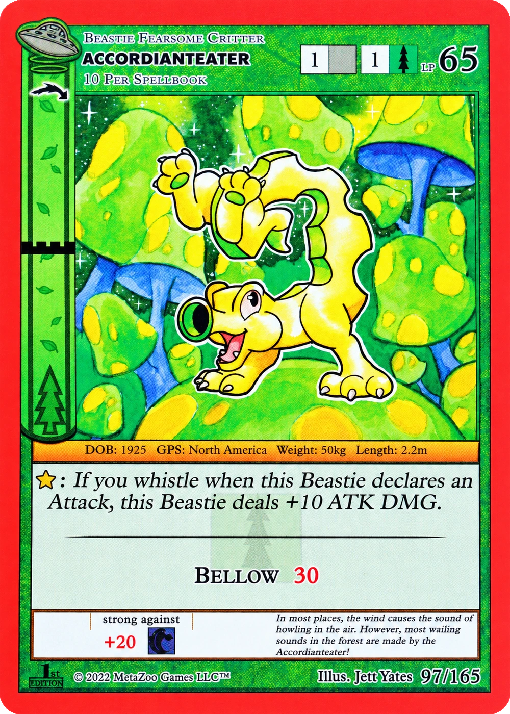 Accordianteater 97/165 Non-Holo MetaZoo UFO