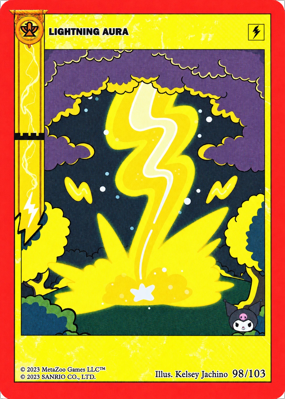 Lightning Aura 98/103 Non-Holo — Kuromi's Cryptid Carnival