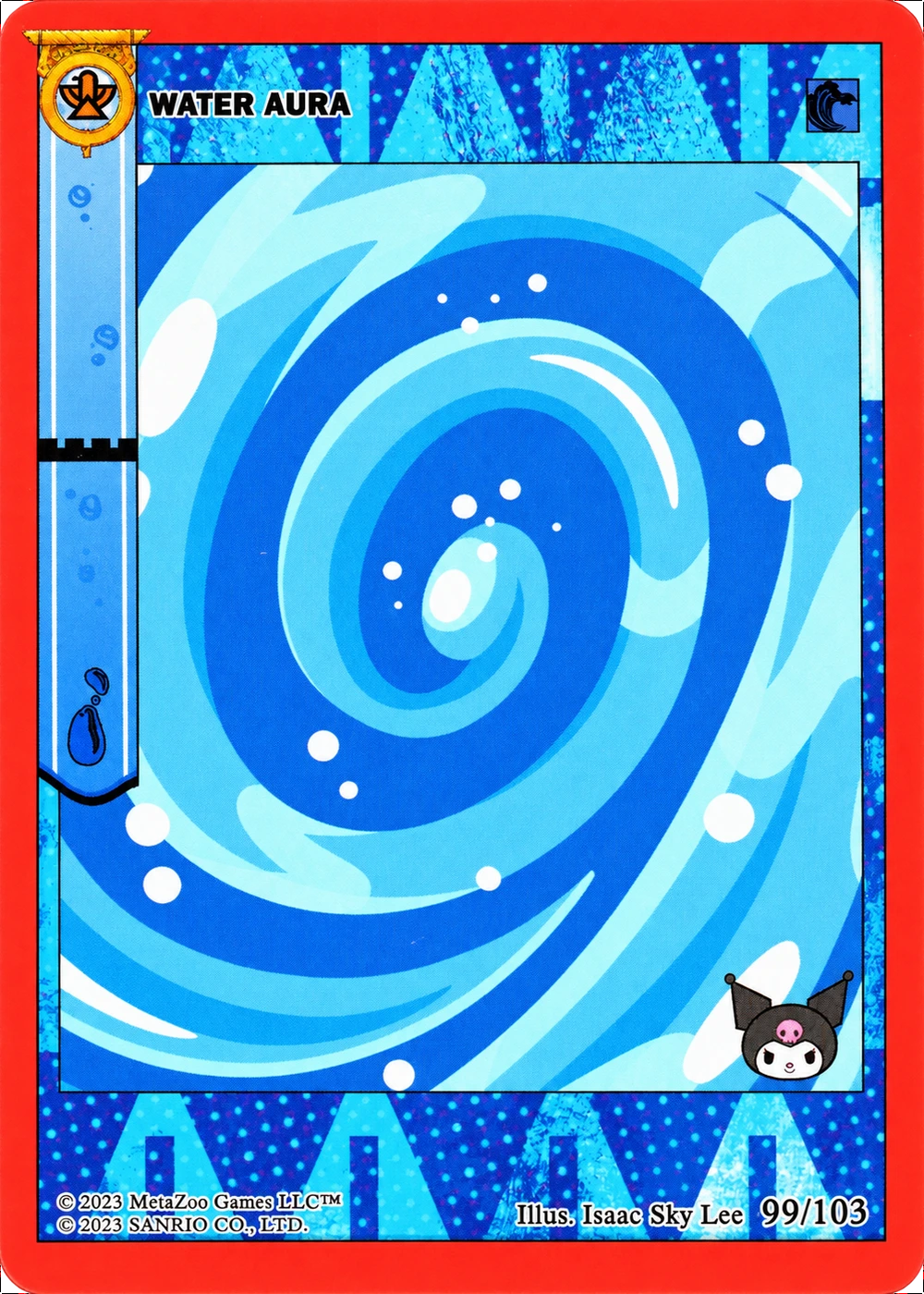 Water Aura 99/103 Non-Holo — Kuromi's Cryptid Carnival